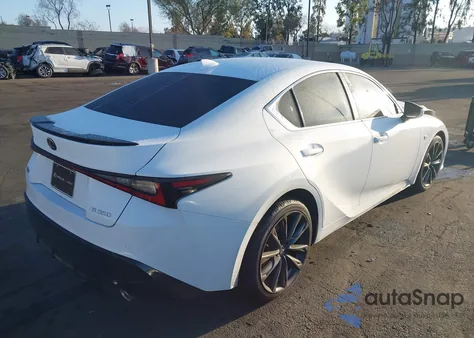 2021 Lexus Is 350 F Sport z USA, uszkodzony, nr VIN JTHGZ1B21M5047523